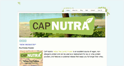 Desktop Screenshot of capnutra.com