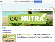 Tablet Screenshot of capnutra.com